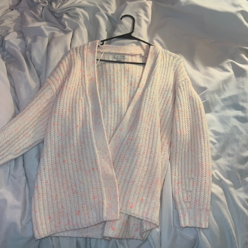 Colorful light pink, soft and cozy sweater